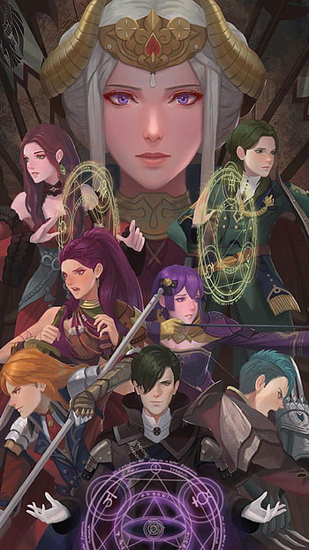 Fire Emblem Three Houses, Unique design, Memorable video game characters, Intriguing storyline HD phone wallpaper