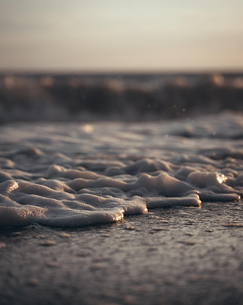 Nature, Sand, Coast, Glare, Foam HD phone wallpaper