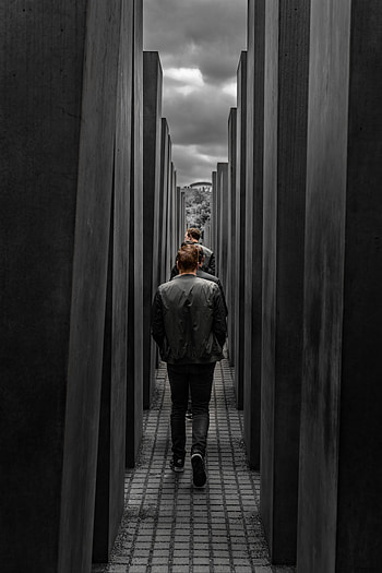 People, Architecture, Miscellanea, Miscellaneous, Corridor, Column, Columns, Maze HD phone wallpaper