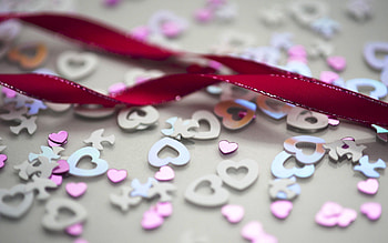 Macro, Form, Tinsel, Decoration, Sequins, Collection HD wallpaper