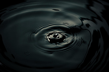 Water, Dark, Spray, Splash, Drop HD wallpaper
