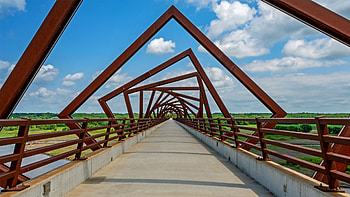 Bridges, , Bridge, Architecture, High Trestle Trail, Usa HD wallpaper