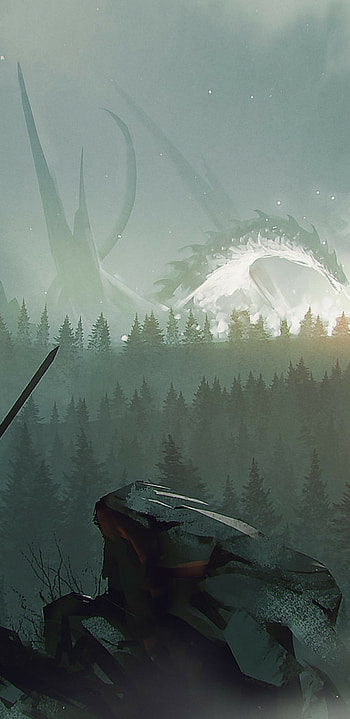 Dragon warrior artwork, Epic gaming , Samsung Galaxy , Jaw-dropping visuals HD phone wallpaper