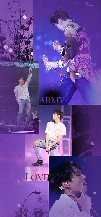 Jungkook, Bts, Kpop, Purple, Love, Korea HD phone wallpaper