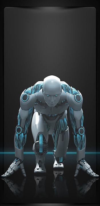 Robot, Android, Artificial Intelligence, Toy, Art, Background - , Running Robot HD phone wallpaper