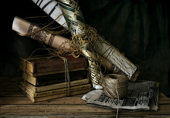 * Still Life *, books, still life, old, paper HD wallpaper