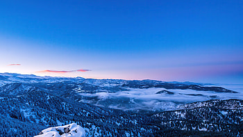 Mountains From Lookout Gulch, mountians, nature HD wallpaper