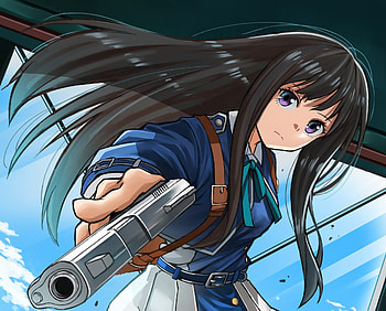 Takina Inoue, Takina Inoue, Anime, Lycoris Recoil HD wallpaper