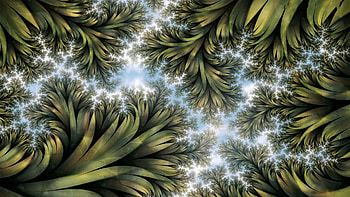 Abstract, Leaves, Shine, Light, Bright, Form, Figure HD wallpaper