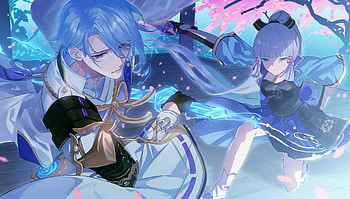 Kamisato Ayato, Kamisato Ayaka (Genshin Impact), video game, Genshin Impact HD wallpaper