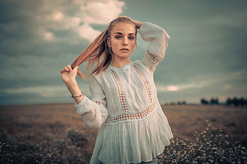 Elegant Woman Model : Timeless Beauty in Nature, woman, model HD wallpaper