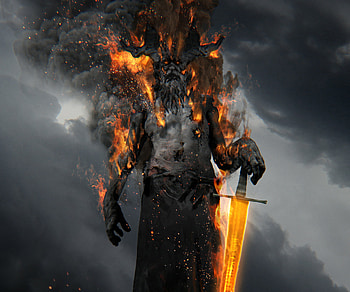God of War Ragnarök - Surtr, video game, God of War: Ragnarök HD wallpaper