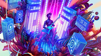 Artful Escape is here, Indie gaming gem, Visual masterpiece, Immersive storytelling HD wallpaper