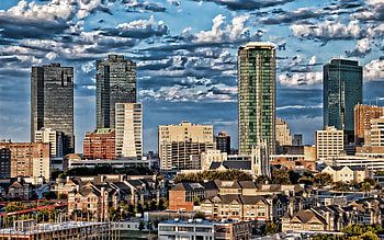 Fort Worth cityscapes, Modern architecture, American cities, Urban lifestyle HD wallpaper