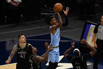 Grizzlies vs Timberwolves, Anthony Edwards HD wallpaper