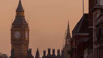 Big Ben, Travels, Elizabeth tower, Night time HD wallpaper