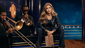 Gigi Hadid, night, model, girl, woman HD wallpaper