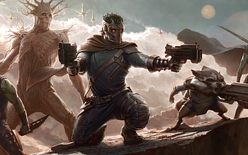 Groot, star-lord, movies, guardians-of-the-galaxy HD wallpaper