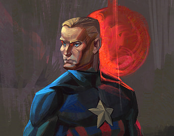 Captain America Fan Art, captain-america, art, artstation, digital-art, artist HD wallpaper