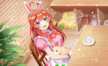 Itsuki Nakano Bunny Café — The Quintessential Quintuplets, Itsuki Nakano, Anime, The Quintessential Quintuplets HD wallpaper