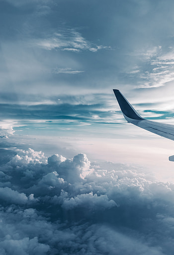 Clouds, Miscellanea, Miscellaneous, Flight, Height, Wing, Plane, Airplane HD phone wallpaper
