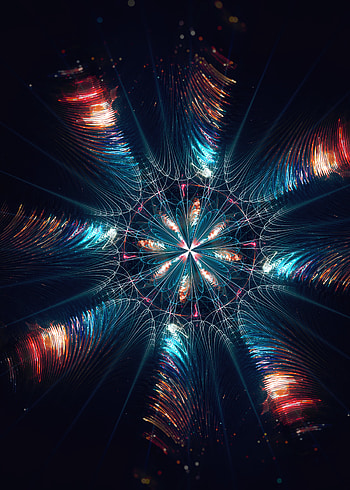 Abstract, Circles, Shine, Brilliance, Form, Fractal, Plexus, Forms, Soddeniya, Soda HD phone wallpaper
