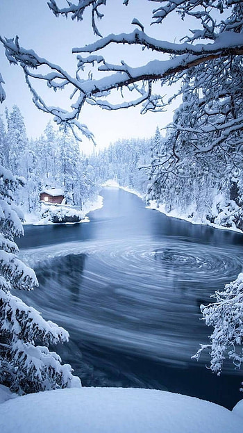 Winter, White Cool Season HD phone wallpaper
