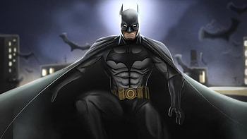 Batman Soars, batman, superheroes, artwork, art, digital-art HD wallpaper