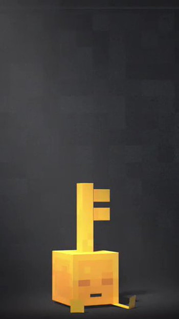 MCD: Key golem siting, Dungeons, minecraft, MC, MCD, sit HD phone wallpaper
