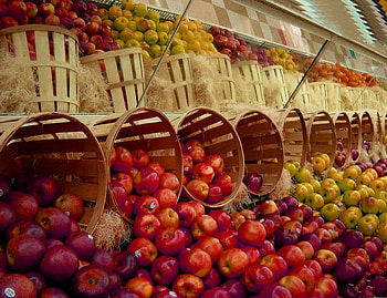 Bushel or Two, sweet, fruit, apples, red HD wallpaper