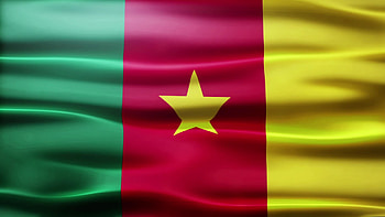 Flag loop, Cameroon, Stock video HD wallpaper