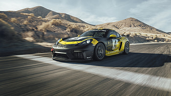 Porsche 718 Cayman GT4 Clubsport 2019 HD wallpaper