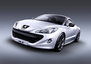 Sports, Peugeot, Cars, Front View, Sports Car, Coupe, Compartment, Rcz HD wallpaper