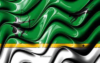 Amazonas Flag, , Departments of Colombia, South America, Day of Amazonas, Flag of Amazonas, 3D art, Amazonas, colombian departments, Amazonas 3D flag, Colombia HD wallpaper