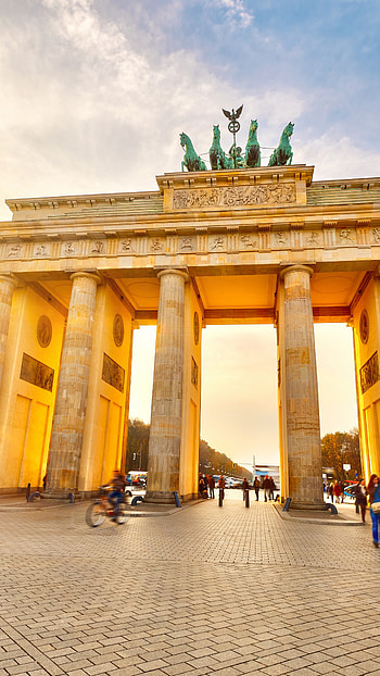Brandenburg Gate, Berlin Germany, Travel HD phone wallpaper
