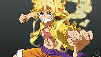 Yellow Hair Gear 5 Monkey D. Luffy One Piece HD wallpaper