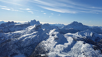 Snow, winter, tree, Mountain HD wallpaper