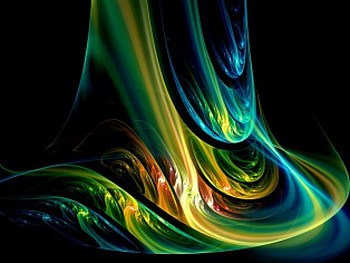 Melting, abstarct, dark HD wallpaper