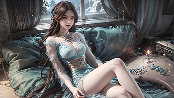Fantasy Girl Mesmerizing Stare, fantasy-girls, fantasy, artist, artwork, digital-art HD wallpaper