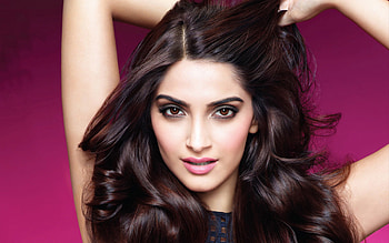 Sonam Kapoor, Indian, Celebrity, Actress, Brown Eyes, Brunette HD wallpaper
