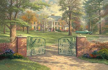 Elvis Presley Graceland, Elvis, Rock & Roll, music HD wallpaper