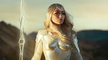 Thena From Eternals Cosplay , thena, marvel, eternals, movies, 2021-movies, cosplay HD wallpaper