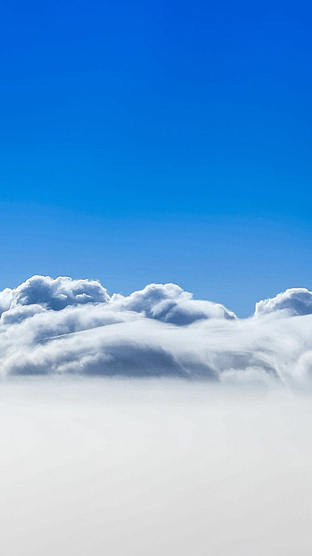 Clouds, Whimsical formation, Dreamy backdrop, Tranquil ambiance HD phone wallpaper