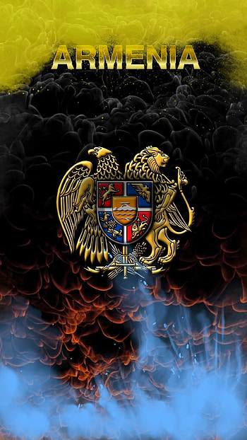 Coat of arms, symbol, art, smoke, armenia, coat-of-arms HD phone wallpaper