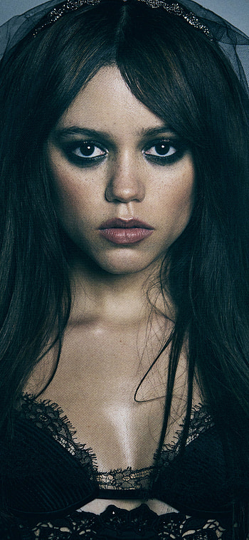 Jenna Ortega: Dark Glamour Actress , actress, Celebrity HD phone wallpaper