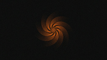 Orange Swirl , swirl, abstract, dark, black, noise, orange, artist, artwork, digital-art HD wallpaper