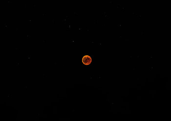 Universe, Night, Starry Sky, Full Moon, Eclipse, Red Moon HD wallpaper
