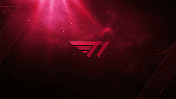 Red Nebula T1 Logo, video game, T1 HD wallpaper