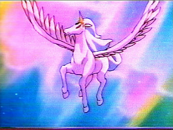 Pastel Pegasus, wings, horse, winged, rainbow, colors, cloud HD wallpaper