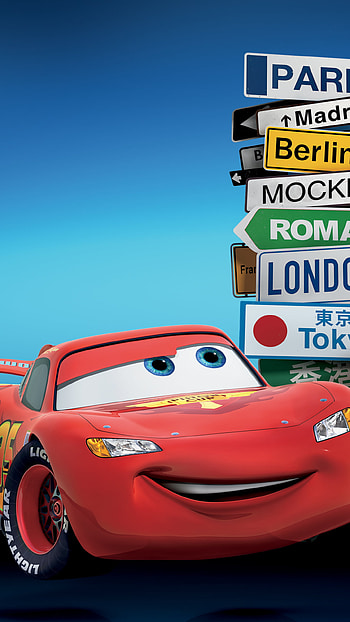 Lightning McQueen, movie HD phone wallpaper